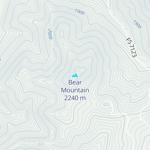 Map of Bear Mountain