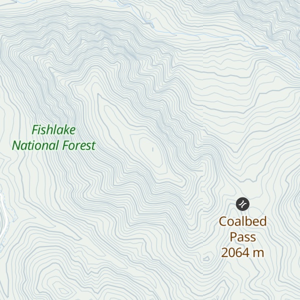 Map of Middle Mountain