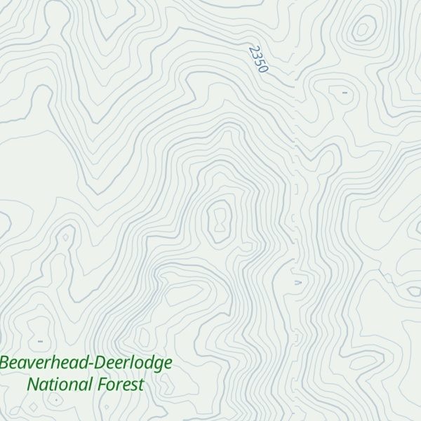 Map of Whitetail Peak