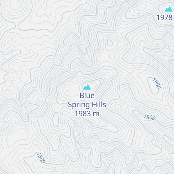 Map of Blue Spring Hills