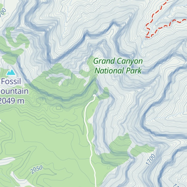 Map of Havasupai Point