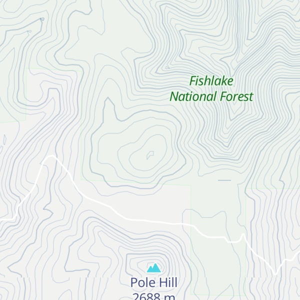Map of Bald Hill