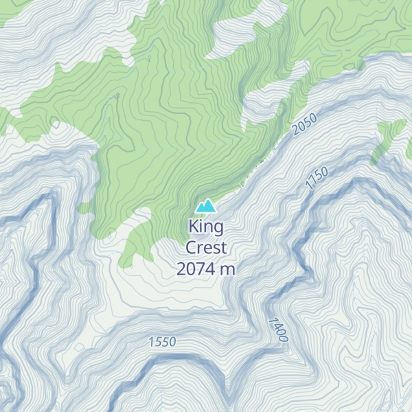 Map of King Crest