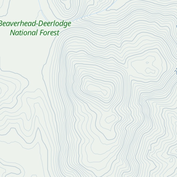 Map of Goldflint Mountain