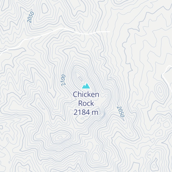 Map of Chicken Rock