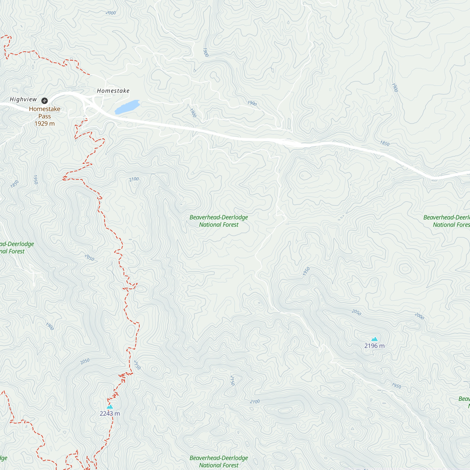 Homestake Yurt map