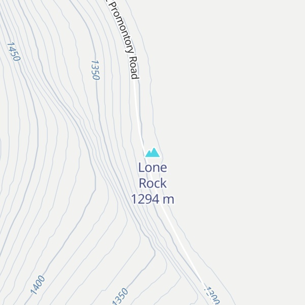 Map of Lone Rock