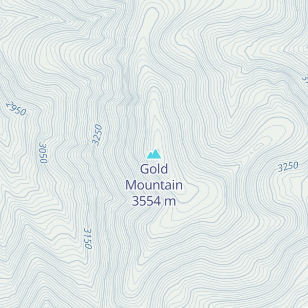 Map of Gold Mountain