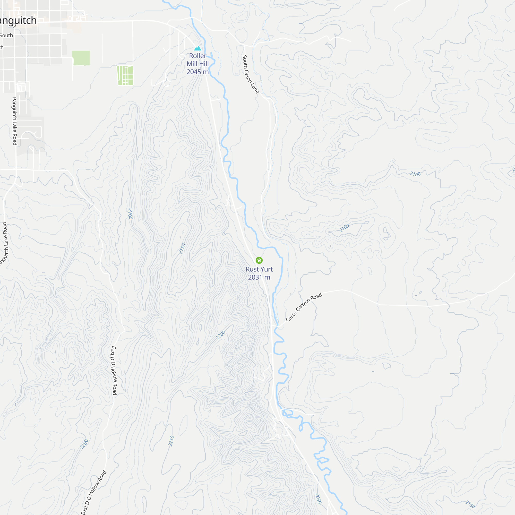 Spruce Yurt map