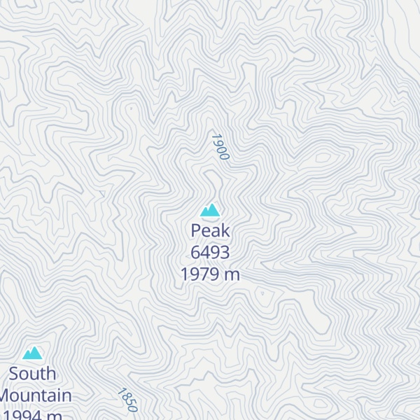 Map of Peak 6493