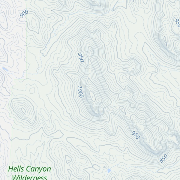 Map of Hells Canyon Wilderness HP