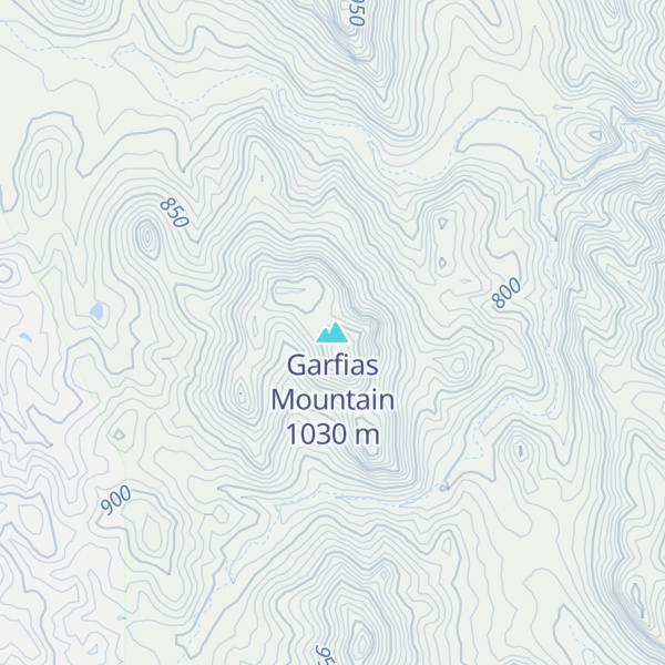 Map of Garfias Mountain