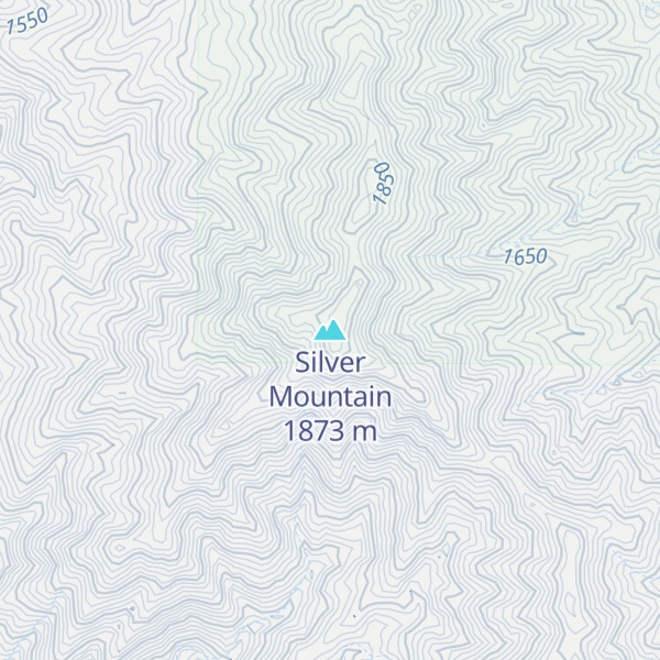 Map of Silver Mountain