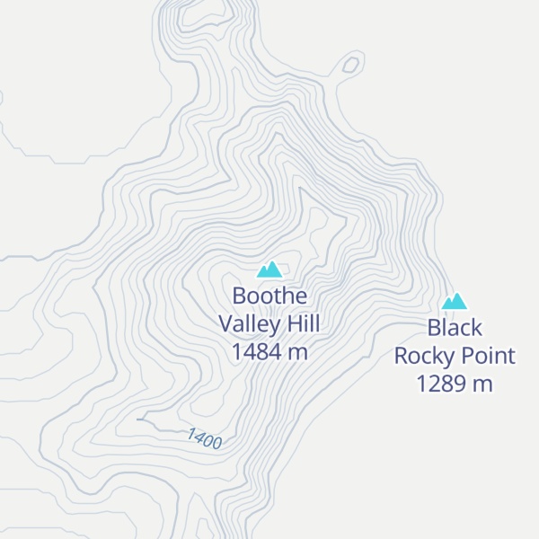 Map of Boothe Valley Hill