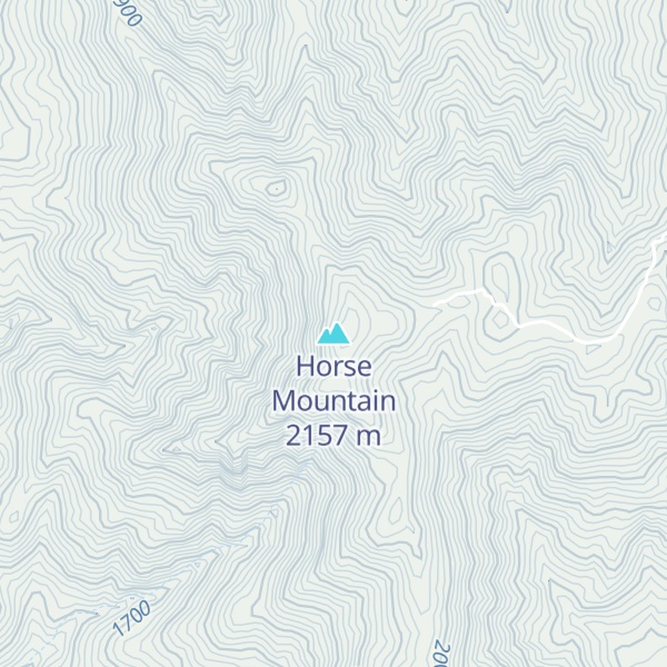 Map of Horse Mountain
