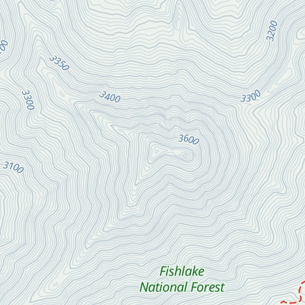 Map of Mount Baldy