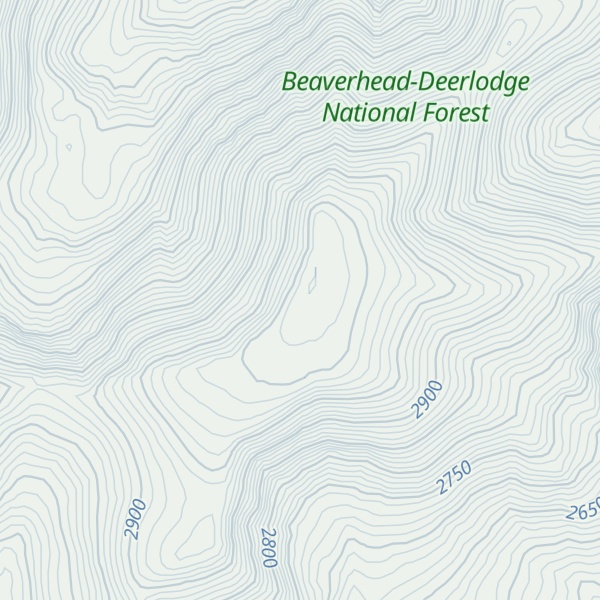 Map of East Peak