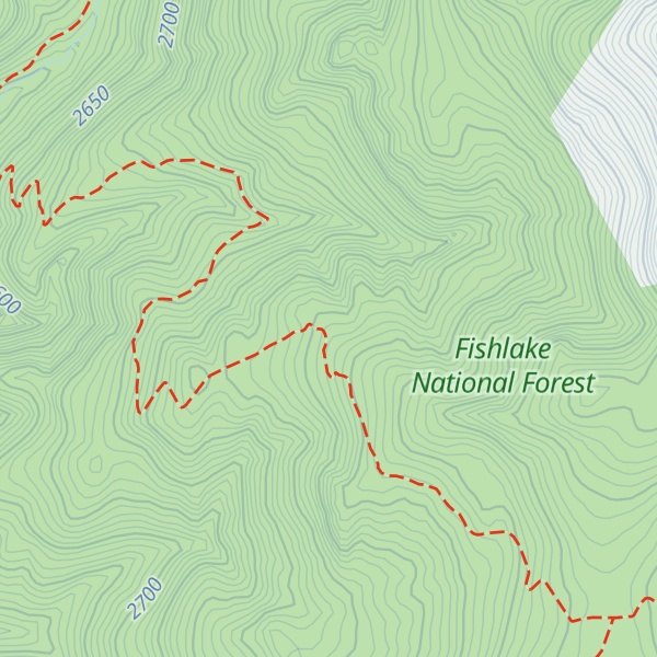 Map of Bosman Ridge