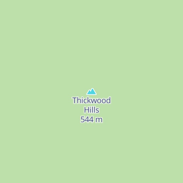Map of Thickwood Hills