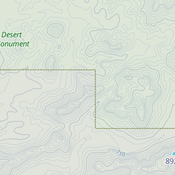 Map of Sand Tank Mountains