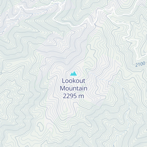 Map of Lookout Mountain