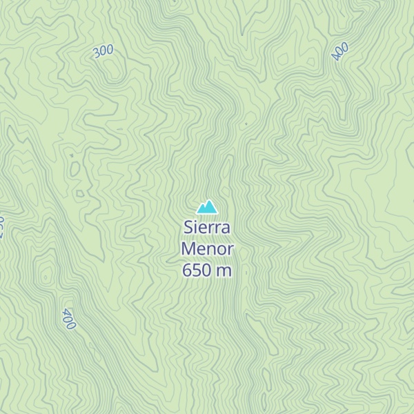 Map of Sierra Menor