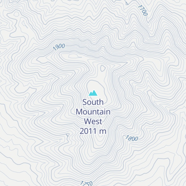 Map of South Mountain West