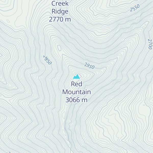 Map of Red Mountain