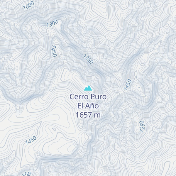 Map of Cerro Puro El Año