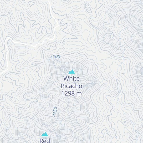 Map of White Picacho