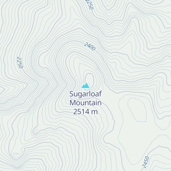 Map of Sugarloaf Mountain