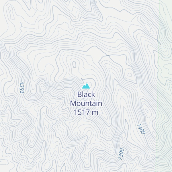 Map of Black Mountain