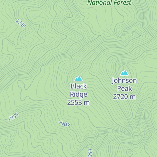 Map of Black Ridge