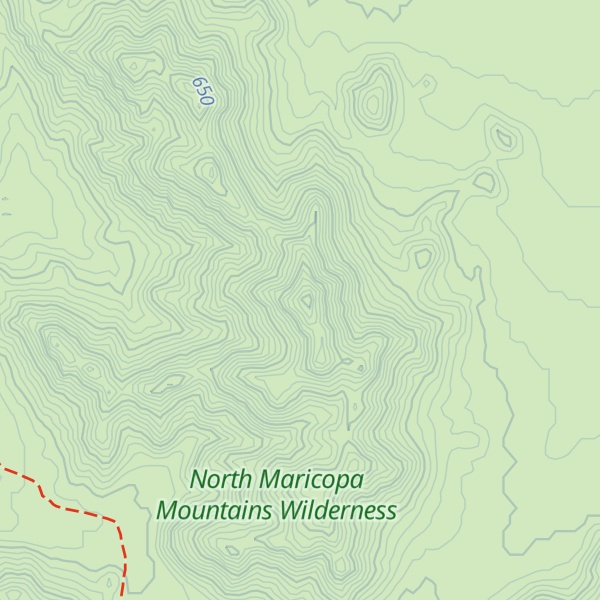 Map of Sheep Mountain