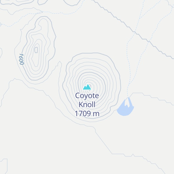 Map of Coyote Knoll