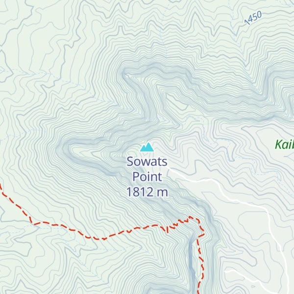 Map of Sowats Point