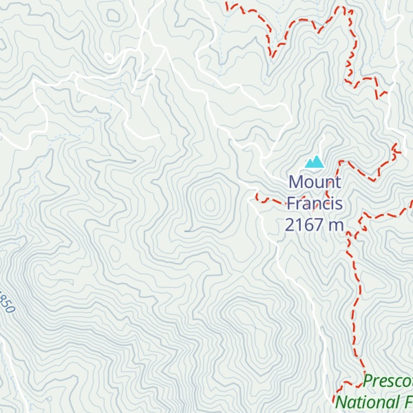 Map of Dopper Peak