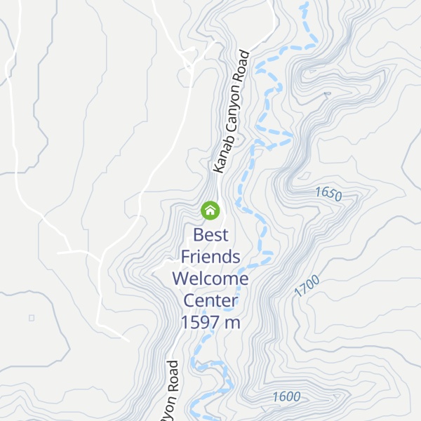 Map of Best Friends Welcome Center