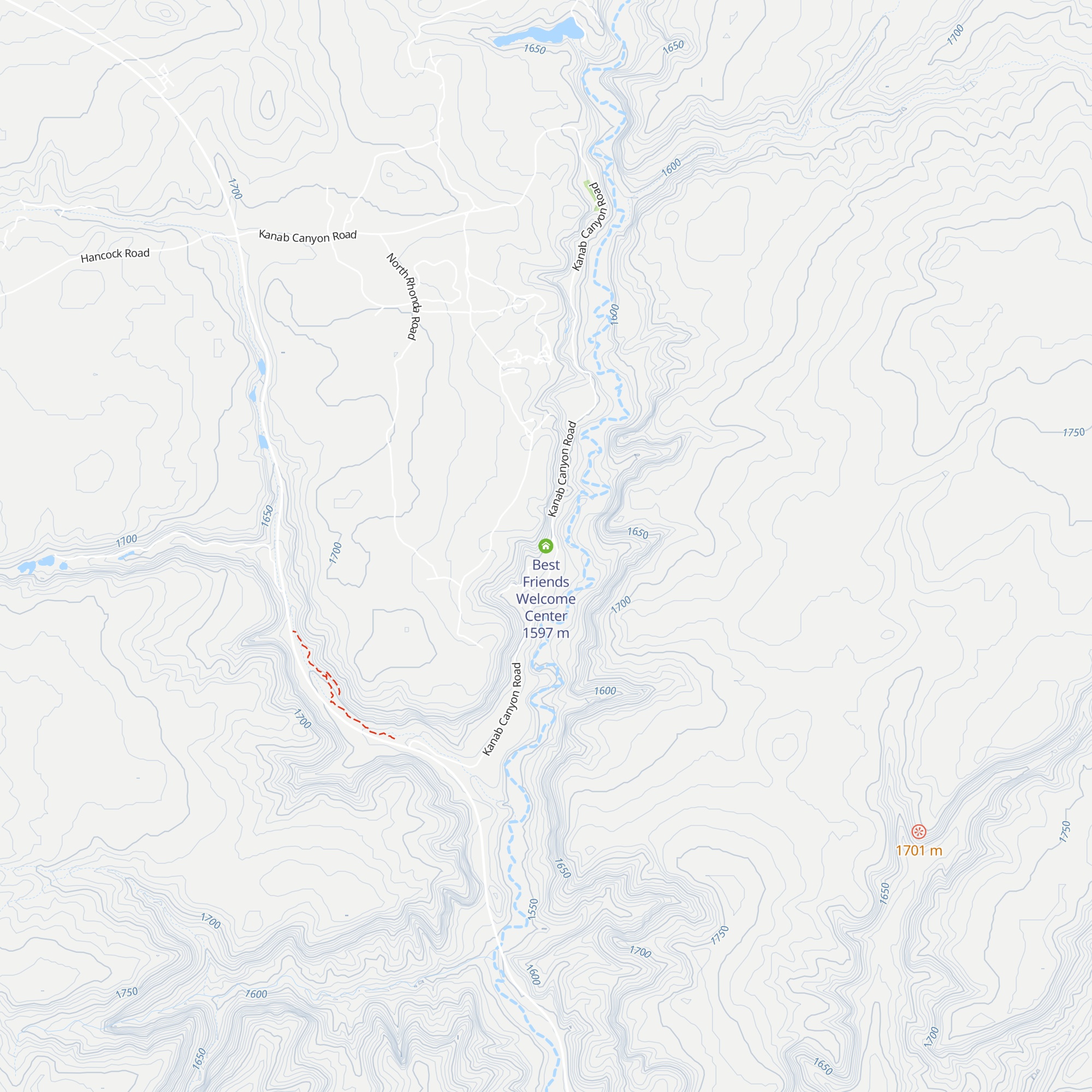 Best Friends Welcome Center map