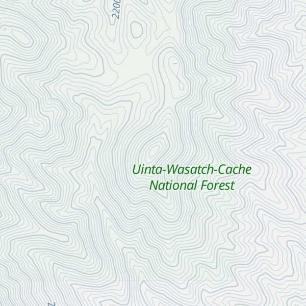Map of Little Bald Mountain