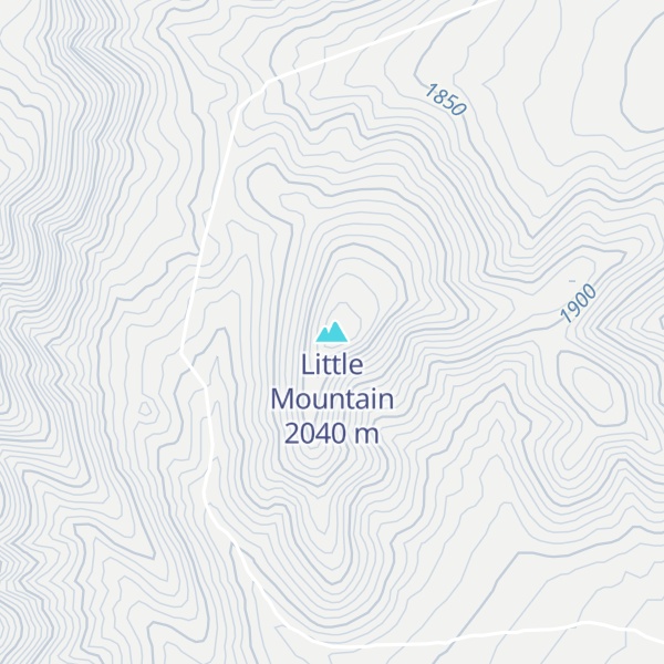 Map of Little Mountain