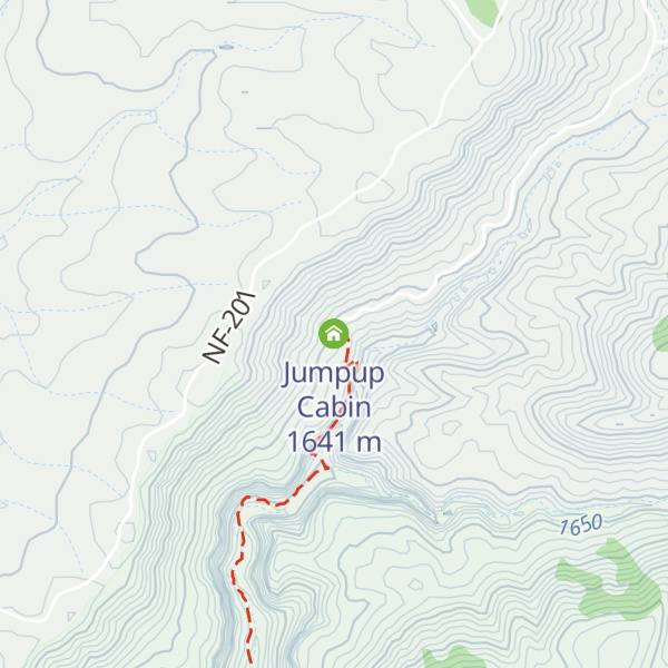 Map of Jumpup Cabin