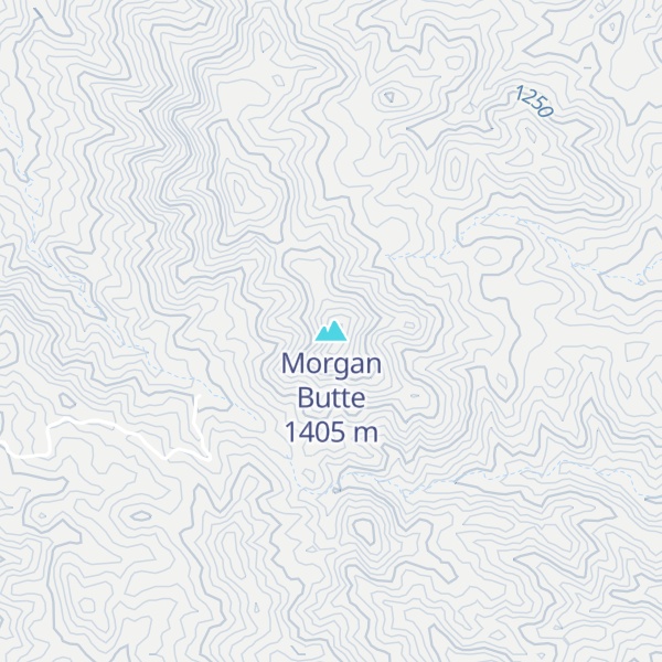 Map of Morgan Butte