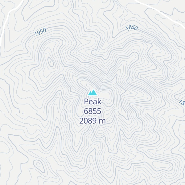Map of Peak 6855
