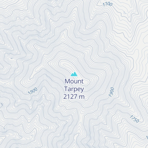 Map of Mount Tarpey