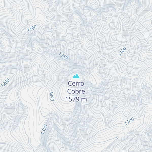 Map of Cerro Cobre