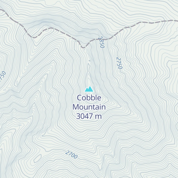Map of Cobble Mountain