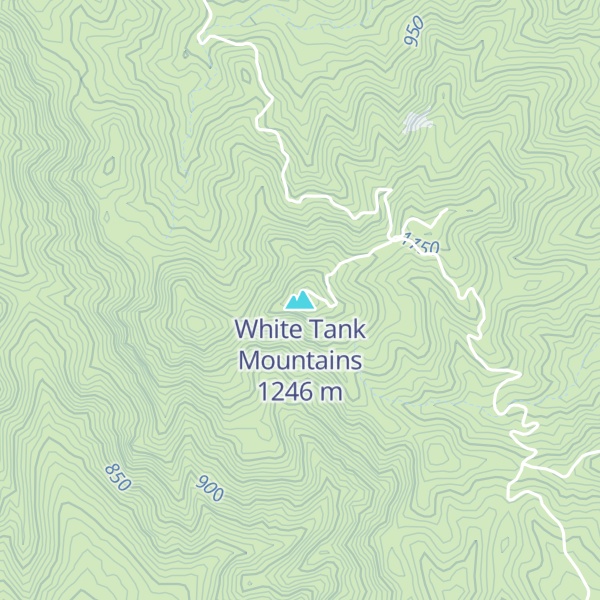 Map of White Tank Mountains