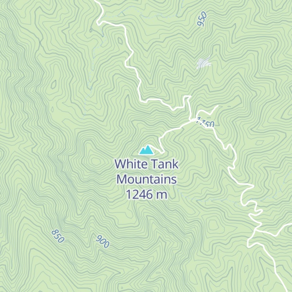Map of Barry Goldwater Peak