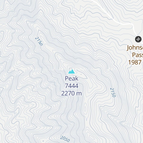 Map of Peak 7444